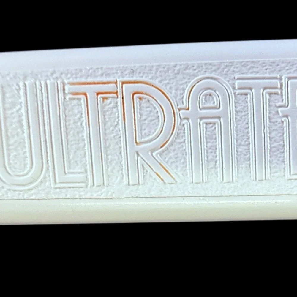Vintage UltraTemp White‎ Solid Serving Cooking Spoon Plastic Robinson USA READ
